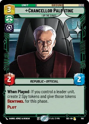 Chancellor Palpatine - I Am the Senate