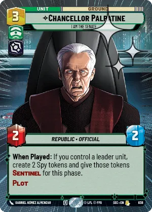 Chancellor Palpatine - I Am the Senate