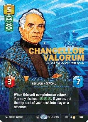 Chancellor Valorum - Civil Servant