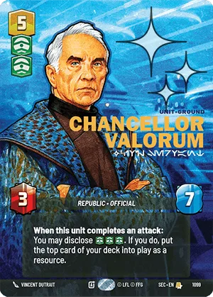 Chancellor Valorum - Civil Servant
