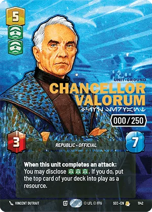 Chancellor Valorum - Civil Servant