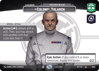 Colonel Yularen - This Is Why We Plan