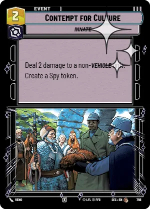 Contempt for Culture