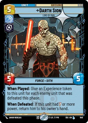 Darth Sion - Lord of Pain