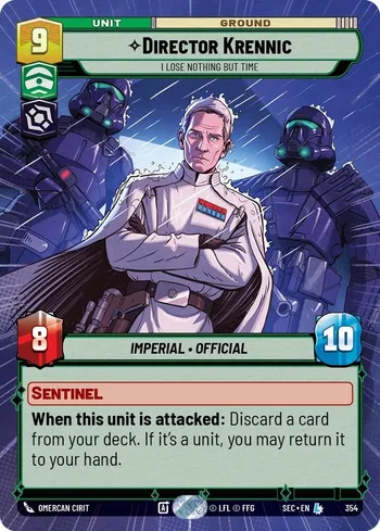 Director Krennic - I Lose Nothing But Time