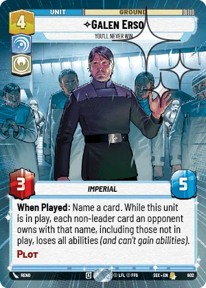 Galen Erso - You'll Never Win