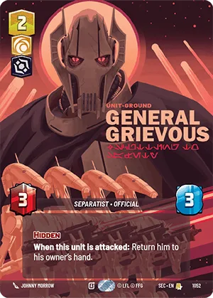 General Grievous - Scuttling to Safety