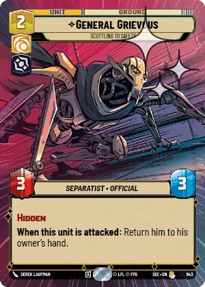 General Grievous - Scuttling to Safety
