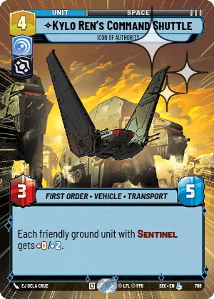 Kylo Ren's Command Shuttle - Icon of Authority
