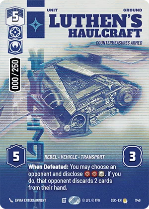 Luthen's Haulcraft - Countermeasures Armed
