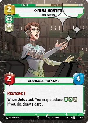 Mina Bonteri - Stop This War