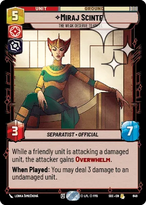 Miraj Scintel - The Weak Deserve to Kneel