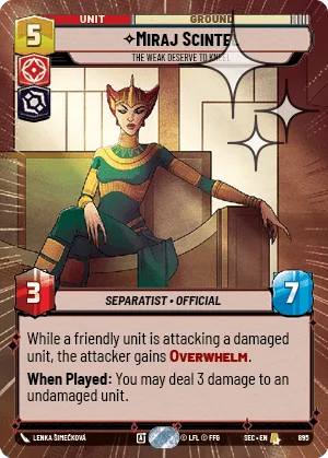 Miraj Scintel - The Weak Deserve to Kneel