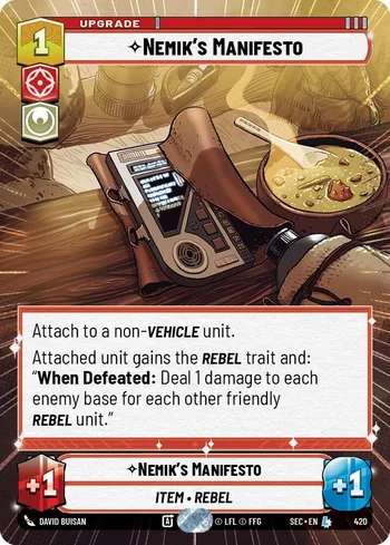 Nemik's Manifesto