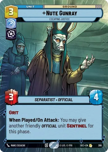 Nute Gunray - Escaping Justice