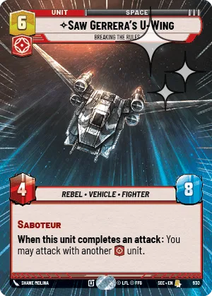 Saw Gerrera's U-Wing - Breaking the Rules