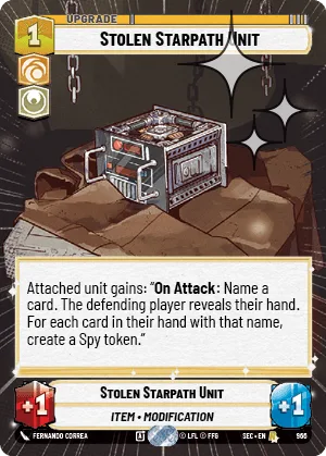 Stolen Starpath Unit