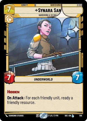 Synara San - Harboring a Secret