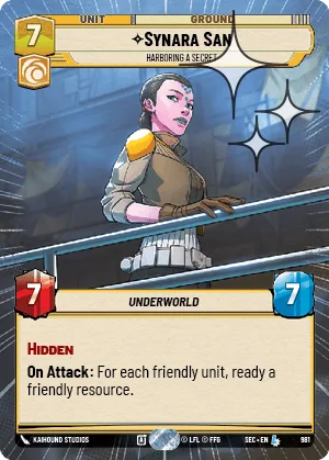 Synara San - Harboring a Secret