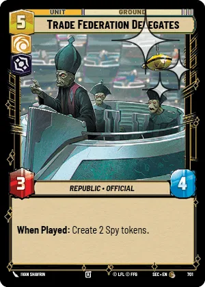 Trade Federation Delegates