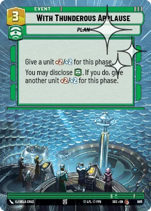 With Thunderous Applause