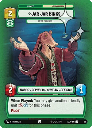 Jar Jar Binks - Mesa Propose…