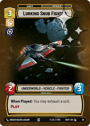 Lurking Snub Fighter