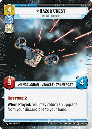 Razor Crest - Reliable Gunship