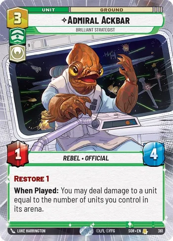 Admiral Ackbar - Brilliant Strategist