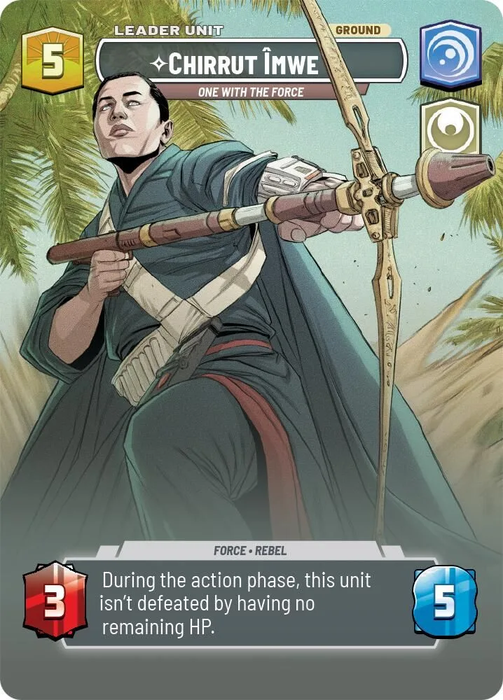 Chirrut Îmwe - One With The Force (back)