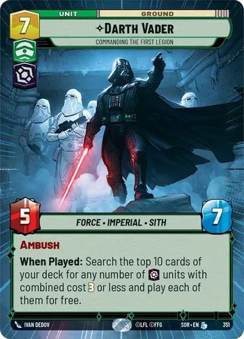 Darth Vader - Commanding the First Legion