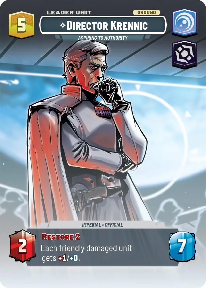 Director Krennic - Aspiring to Authority (back)