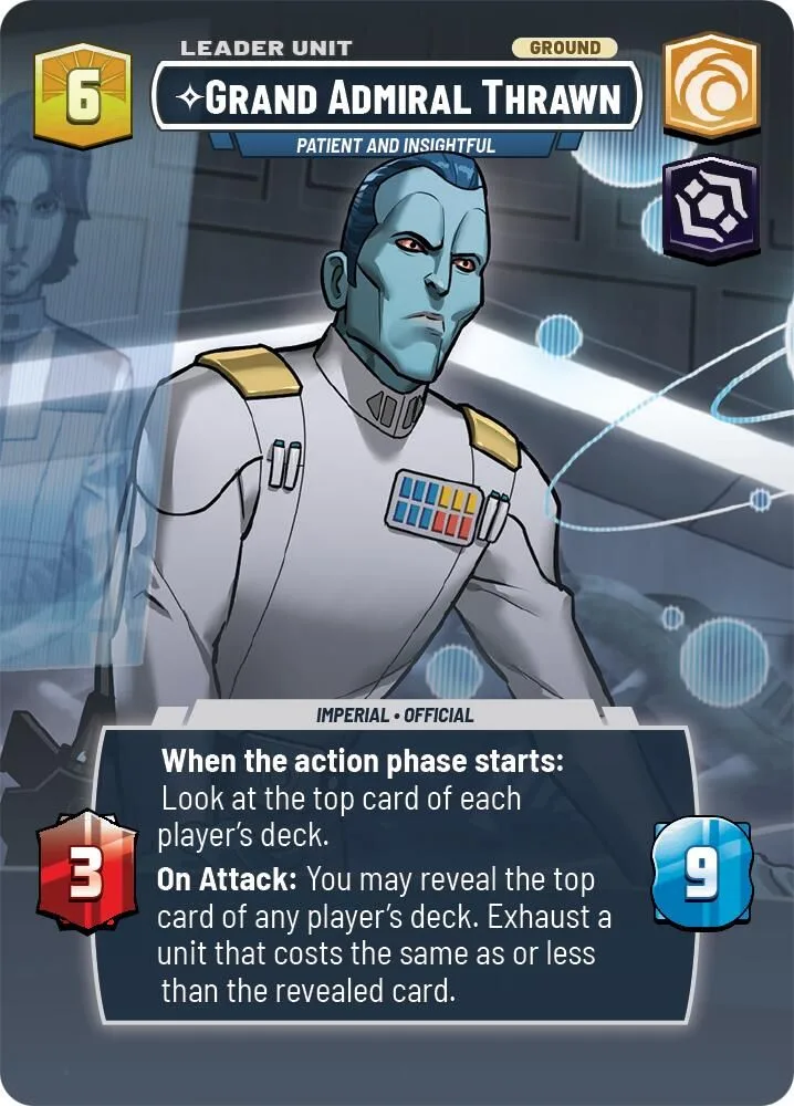 Grand Admiral Thrawn - Patient and Insightful (back)