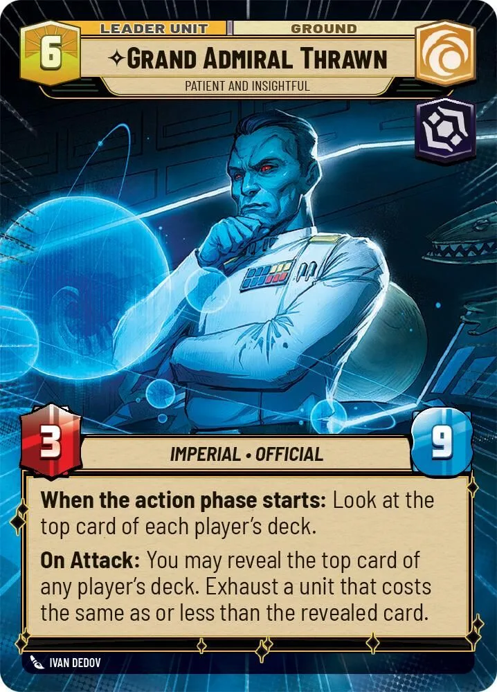 Grand Admiral Thrawn - Patient and Insightful (back)