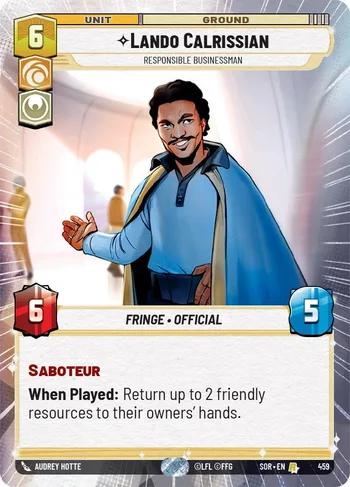 Lando Calrissian - Responsible Businessman
