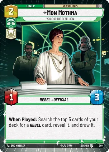 Mon Mothma - Voice Of The Rebellion