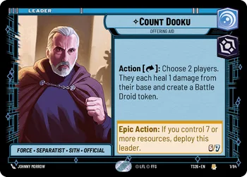 Count Dooku - Offering Aid