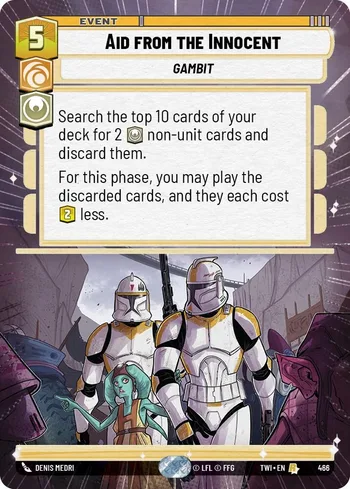 Aid from the Innocent