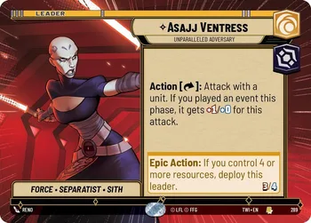 Asajj Ventress - Unparalleled Adversary