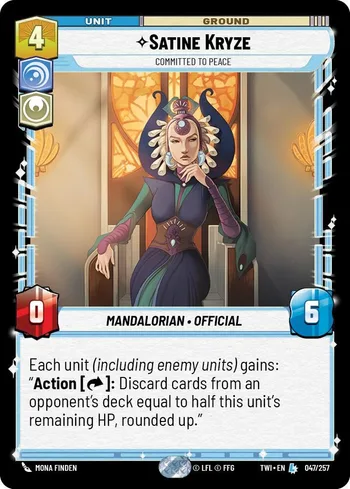 Satine Kryze - Committed to Peace